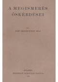 Brandenstein Béla - A megismerés őskérdései