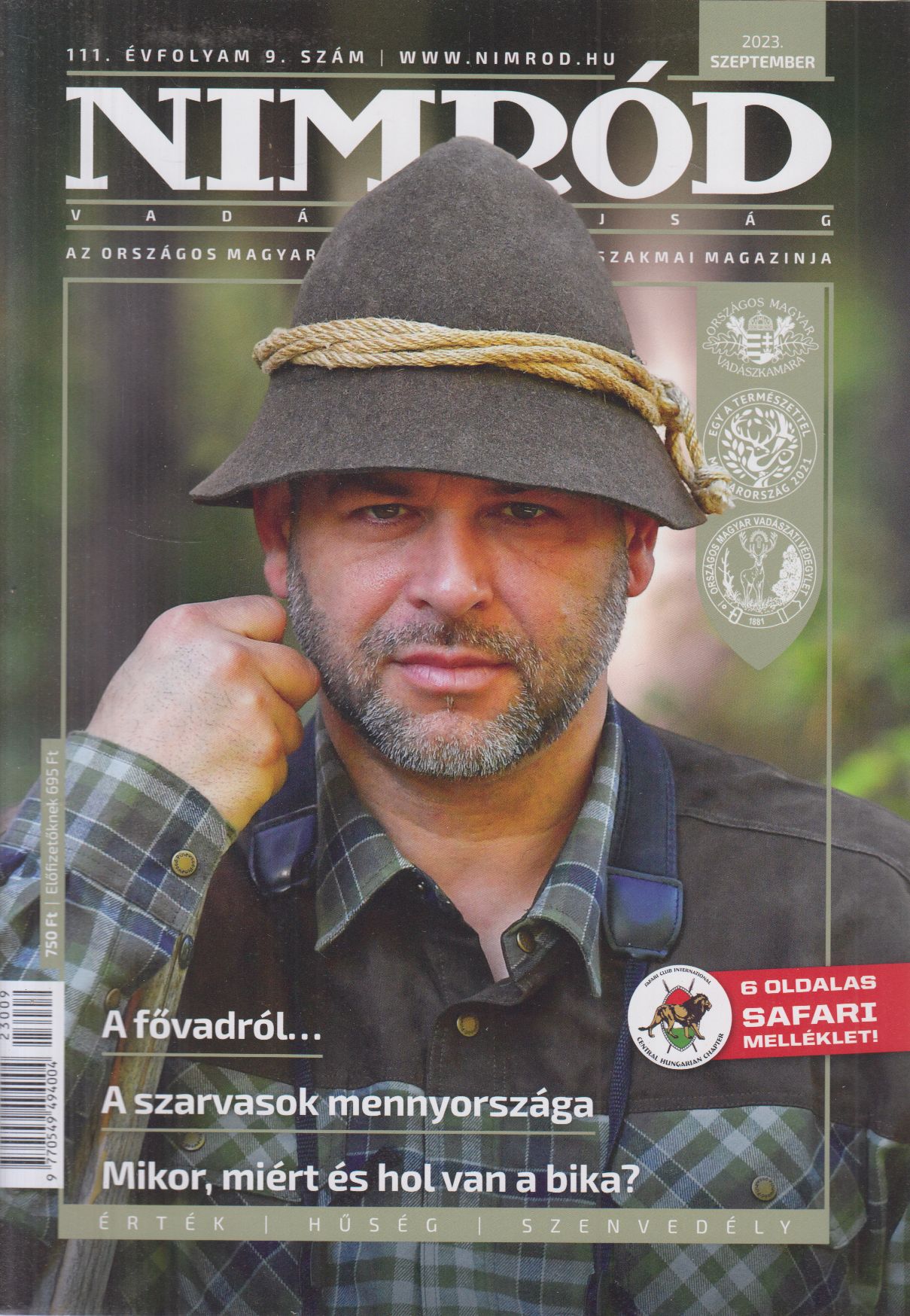 Dr. Kovács Zoltán - Nimród 2023. szeptember Dr. Kovács Zoltán - Nimród 2023. szeptember, Budapest 2023 antikvár könyv