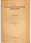 Deér József - A IX. századi magyar történet időrendjéhez (dedikált)