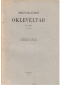Scheiber Sándor - Magyar-zsidó oklevéltár XIV. kötet