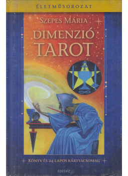 Szepes Mária - Dimenziótarot - Könyv és 24 lapos kártyacsomag Szepes Mária - Dimenziótarot - Könyv és 24 lapos kártyacsomag, Budapest 2021 antikvár könyv