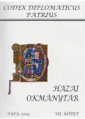Ipolyi Arnold,Nagy Imre,Véghely Dezső - Hazai Okmánytár VII. kötet
