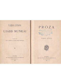 Vajda János - Próza