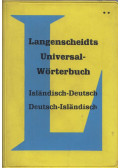  - Langenscheidts Universal-Wörterbuch Islandisch-Deutsch Deutsch-Islandisch