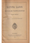 Katona Lajos - Katona Lajos irodalmi tanulmányai I-II. (egybekötve)