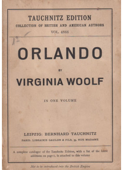 Virginia Woolf - Orlando Virginia Woolf - Orlando, Leipzig 1929 antikvár könyv