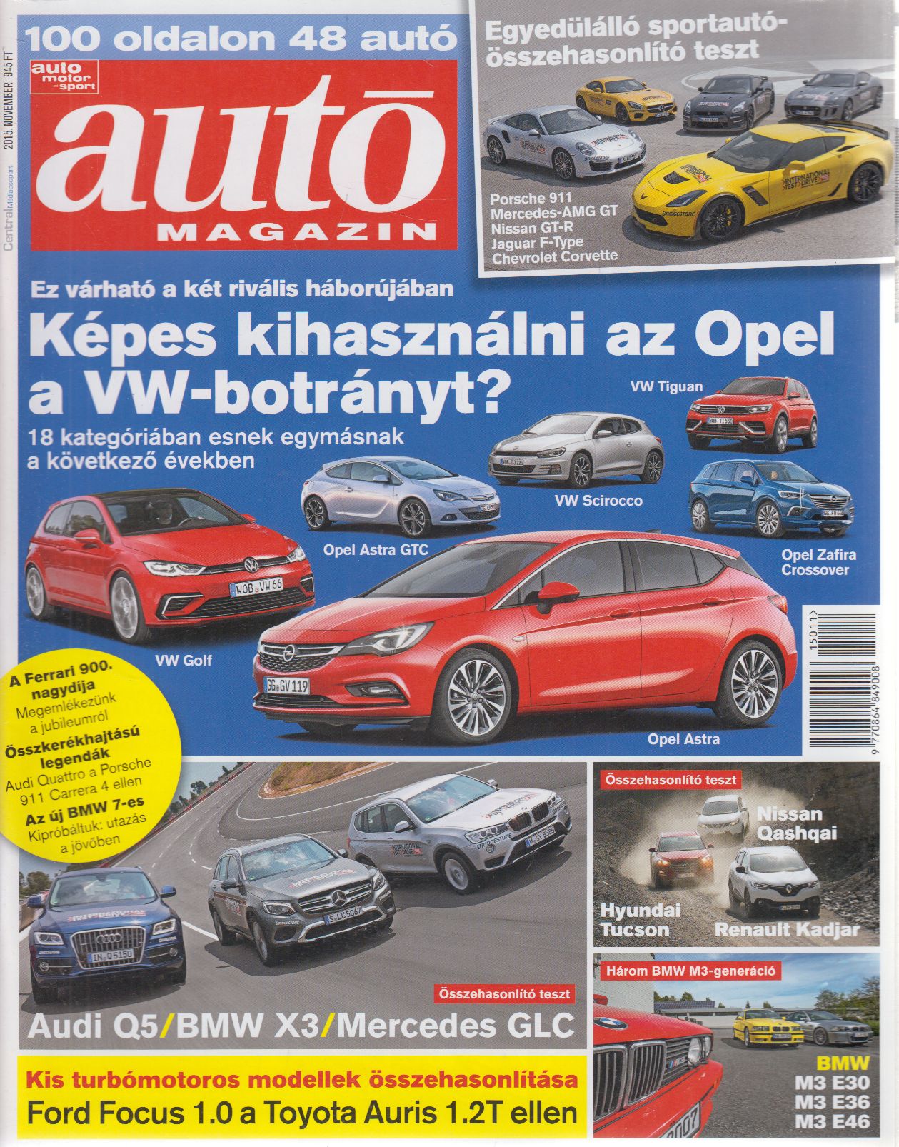 Gajdán Miklós - Autó Magazin 2015. november Gajdán Miklós - Autó Magazin 2015. november, Budapest 0 antikvár könyv
