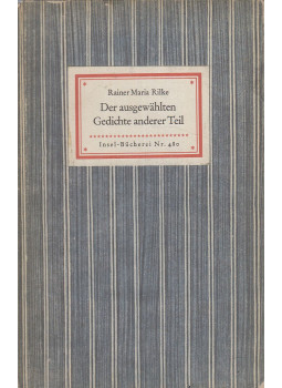 Rainer Maria Rilke - Der ausgewählten Gedichte anderer Teil Rainer Maria Rilke - Der ausgewählten Gedichte anderer Teil, Wiesbaden 1952 antikvár könyv