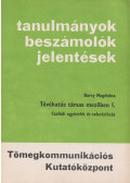 Barcy Magdolna - Tévéhatás társas mezőben I.
