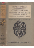 Henry Hallam - Constitutional History of England Volume One