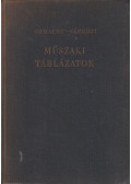 Ohmacht Róbert,Sárközi Zoltán - Műszaki táblázatok