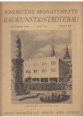 Zechlin, Hans Josef - Wasmuths Monatshefte Baukunst & Städtebau Oktober 1931