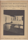 Zechlin, Hans Josef - Wasmuths Monatshefte Baukunst & Städtebau Juni 1931