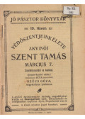 Szücs Géza - Akvinói Szent Tamás