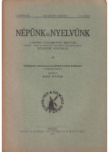 Bibó István - Népünk és Nyelvünk II. évfoly. 1930. (teljes évfolyam)