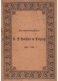 - Das Buchhandlungshaus K. F. Koehler in Leipzig