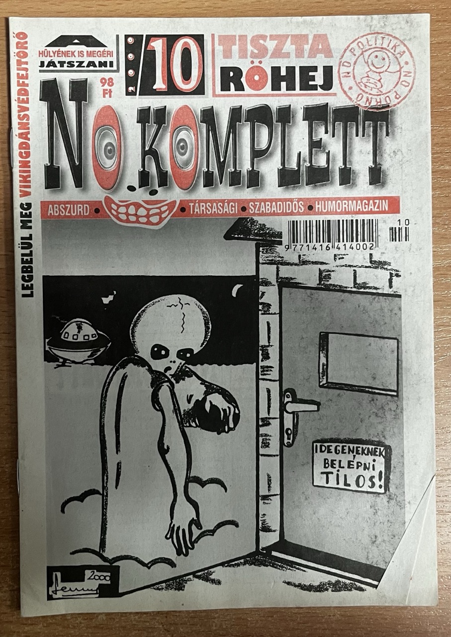 Böröcz Nándor (szerk.) - No komplett humormagazin - 2000/10.