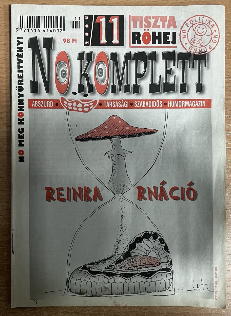 Böröcz Nándor (szerk.) - No komplett humormagazin - 2000/11. Böröcz Nándor (szerk.) - No komplett humormagazin - 2000/11., null 2000 antikvár könyv