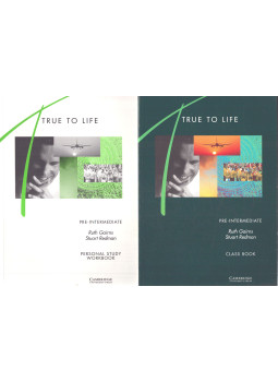 Ruth Gairns, Stuart Redman - True to Life Pre-Intermediate Class Book - True to Life Pre-Intermediate Personal Study Workbook Ruth Gairns, Stuart Redman - True to Life Pre-Intermediate Class Book - True to Life Pre-Intermediate Personal Study Workbook, Cambridge 2001 antikvár könyv