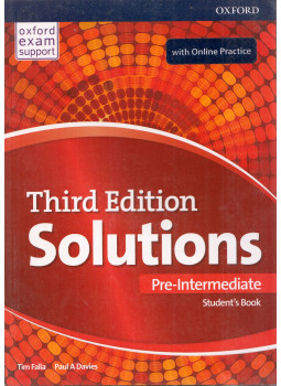 Tim Falla, Paul A. Davies - Solutions Pre-Intermediate Student's Book Tim Falla, Paul A. Davies - Solutions Pre-Intermediate Student's Book, Oxford, Oxfordshire 2016 antikvár könyv