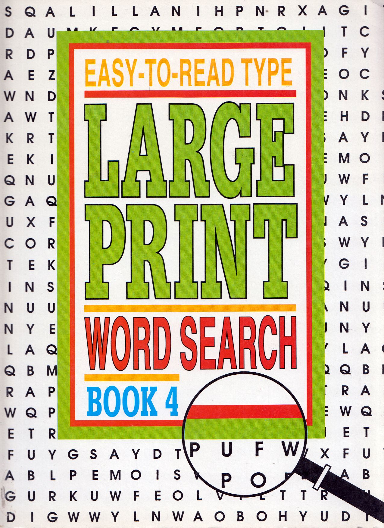- Large Print World Search Book 4 - Large Print World Search Book 4, London 1995 antikvár könyv