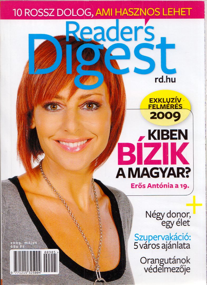 Zsámboki Péter - Reader's Digest 2009. május Zsámboki Péter - Reader's Digest 2009. május, Budapest 2009 antikvár könyv
