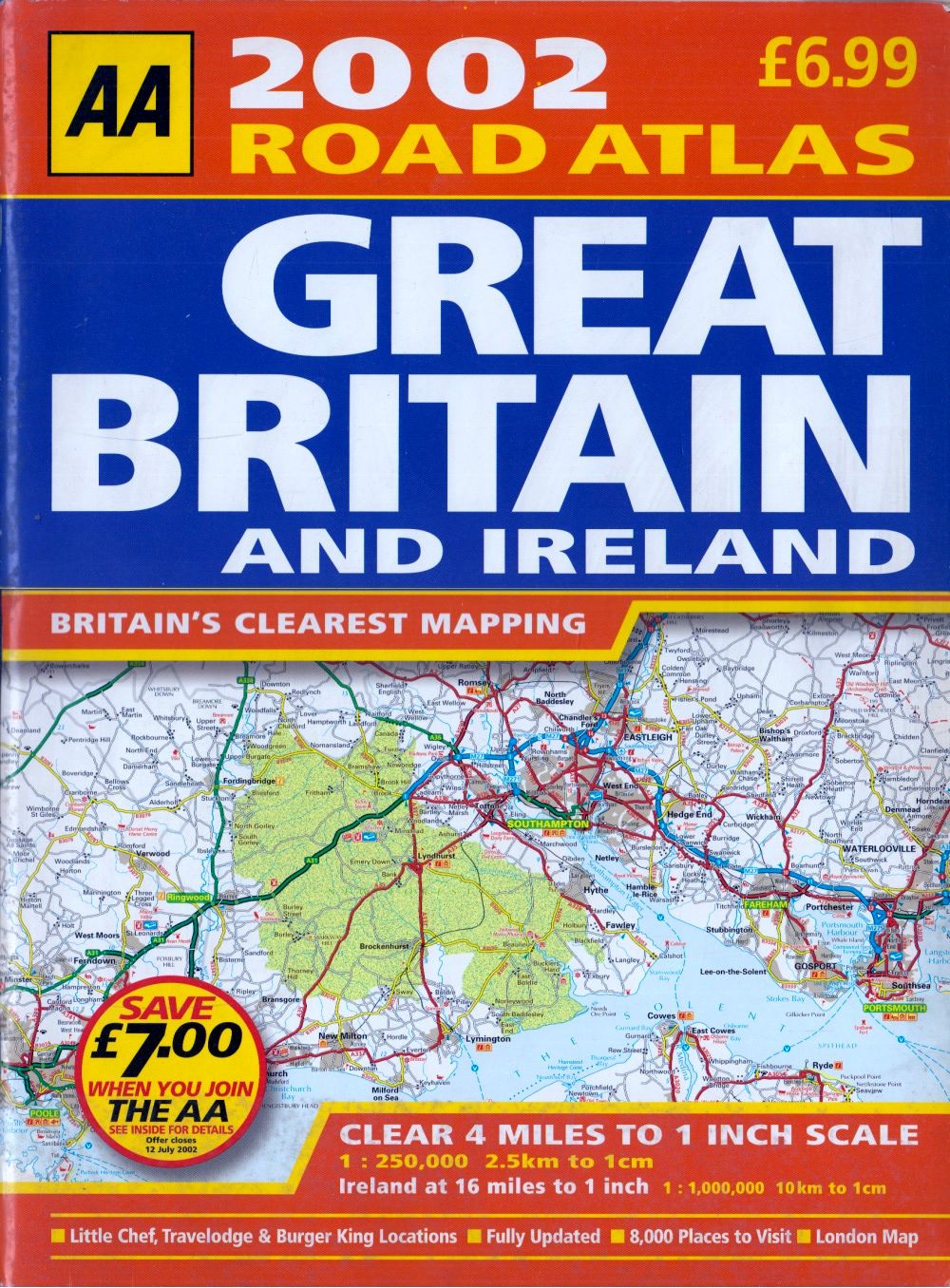 - Great Britain and Ireland 2002 Road Atlas - Great Britain and Ireland 2002 Road Atlas, null 2000 antikvár könyv