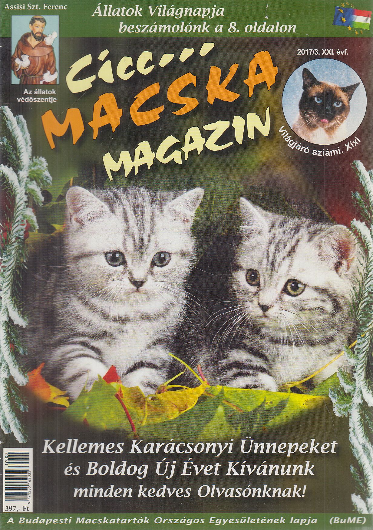 Dr. Tóth Lászlóné - Cicc... Macska Magazin 2017/3.