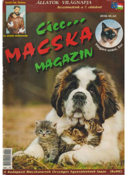 Dr. Tóth Lászlóné - Cicc... Macska Magazin 2015/2. Dr. Tóth Lászlóné - Cicc... Macska Magazin 2015/2., Budapest 2015 antikvár könyv