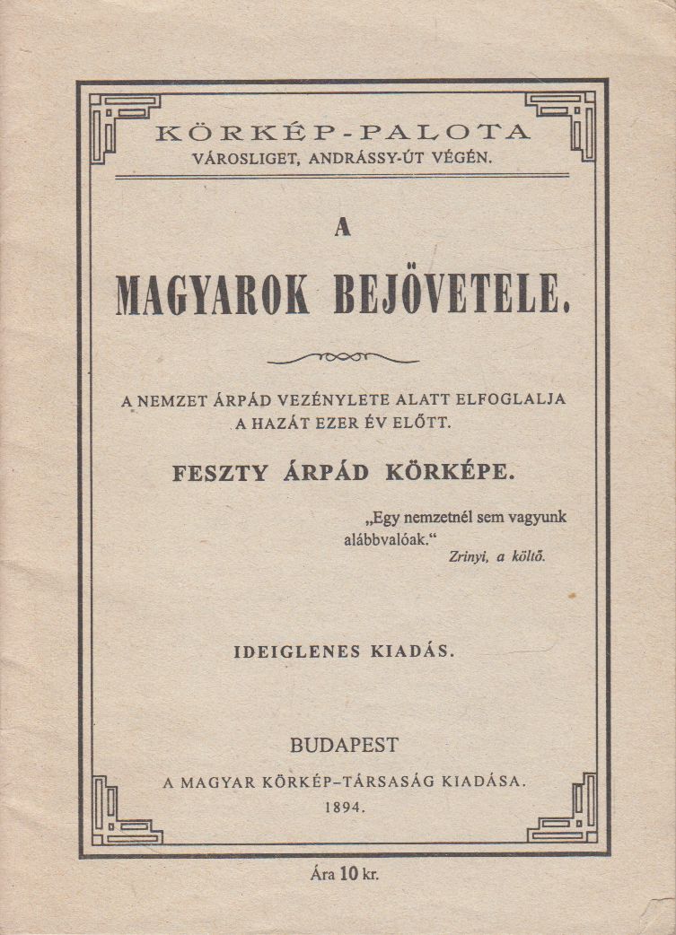 - A magyarok bejövetele