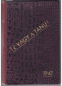 Pór Dezső, Zsadányi Oszkár - Te vagy a Tanu! Pór Dezső, Zsadányi Oszkár - Te vagy a Tanu!, Budapest 1947 antikvár könyv