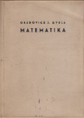 Obádovics József Gyula - Matematika