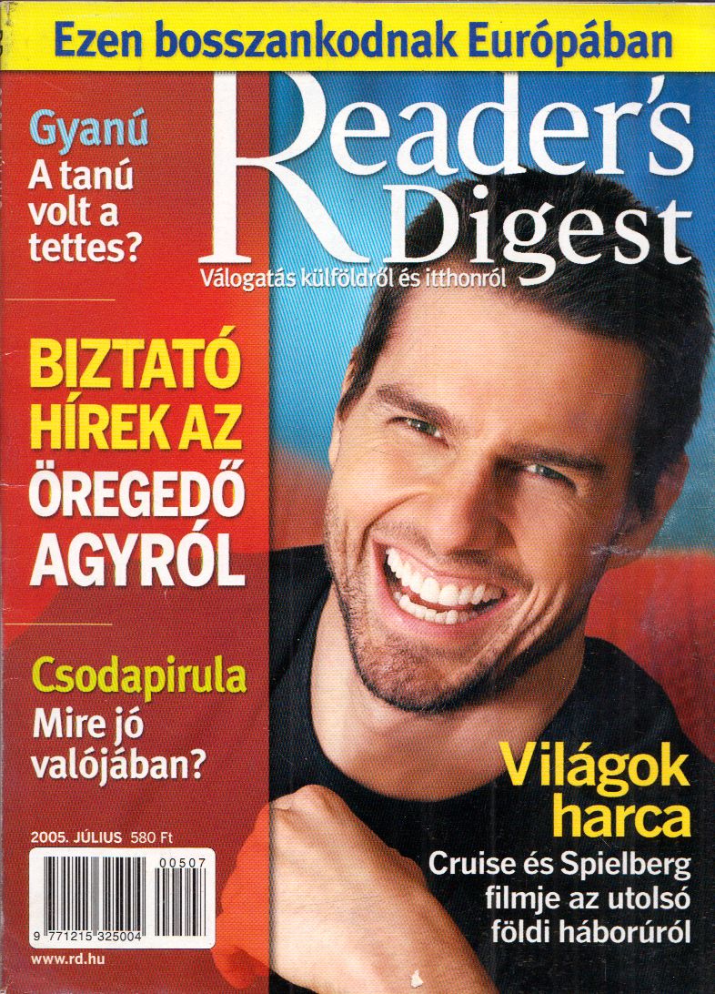 Zsámboki Péter - Reader's Digest 2005. július Zsámboki Péter - Reader's Digest 2005. július, Budapest 2005 antikvár könyv