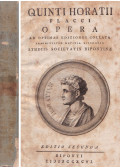 Horatius, Flaccus Quintus - Quinti Horatii Flacci Opera