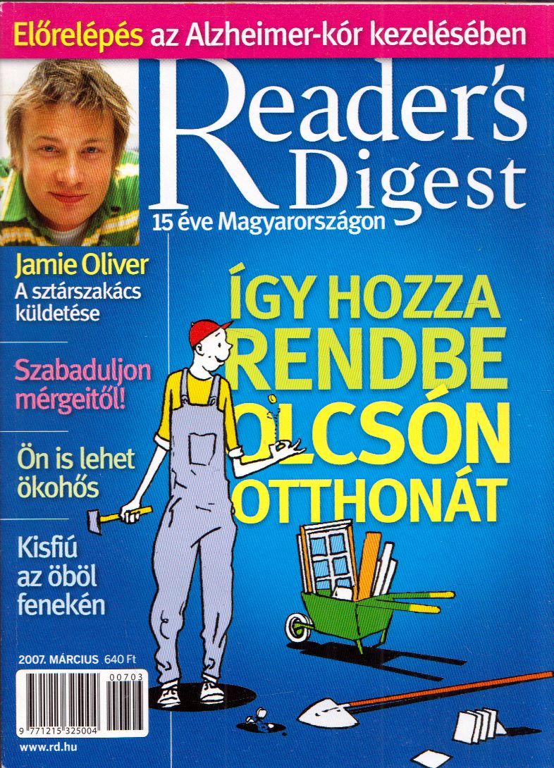 Zsámboki Péter - Reader's Digest 2007. március Zsámboki Péter - Reader's Digest 2007. március, Budapest 2007 antikvár könyv