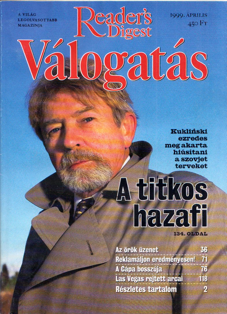 Keresztes Péter - Reader's Digest Válogatás 1999. április Keresztes Péter - Reader's Digest Válogatás 1999. április, Budapest 1999 antikvár könyv