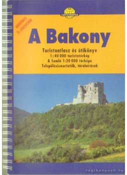 - A Bakony turistaatlasz és útikönyv - A Bakony turistaatlasz és útikönyv, Budapest 0 antikvár könyv