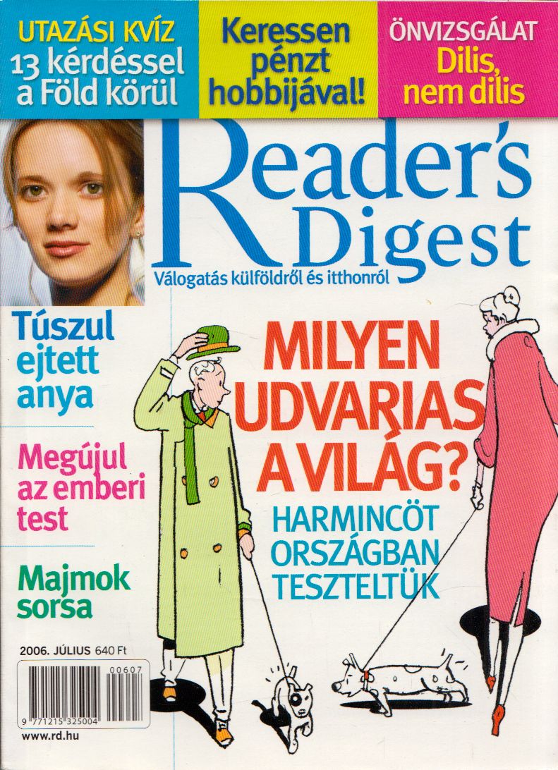 Zsámboki Péter - Reader's Digest 2006. július