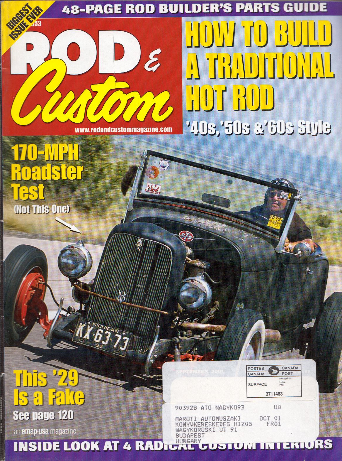 David Freiburger - Rod & Custom 2001 September David Freiburger - Rod & Custom 2001 September, Boulder, Colorado 2001 antikvár könyv