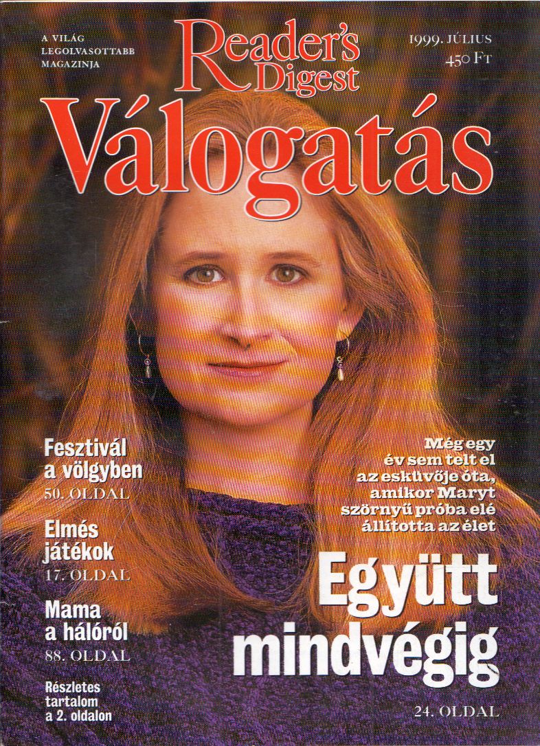 Keresztes Péter - Reader's Digest Válogatás 1999. július Keresztes Péter - Reader's Digest Válogatás 1999. július, Budapest 1999 antikvár könyv