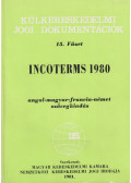 Dr. Varró József - Incoterms 1980