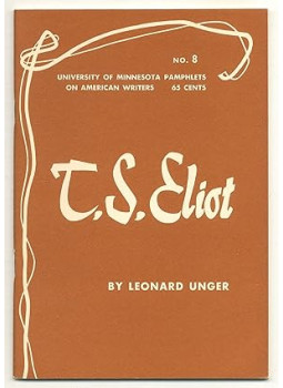 Leonard Unger - T.S. Eliot Leonard Unger - T.S. Eliot, null 1961 antikvár könyv