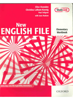 OXENDEN, CLIVE, Christina Latham-Koenig, Seligson, Paul, Jane Hudson - NEW ENGLISH FILE ELEMENTARY Workbook OXENDEN, CLIVE, Christina Latham-Koenig, Seligson, Paul, Jane Hudson - NEW ENGLISH FILE ELEMENTARY Workbook, Oxford 2009 antikvár könyv
