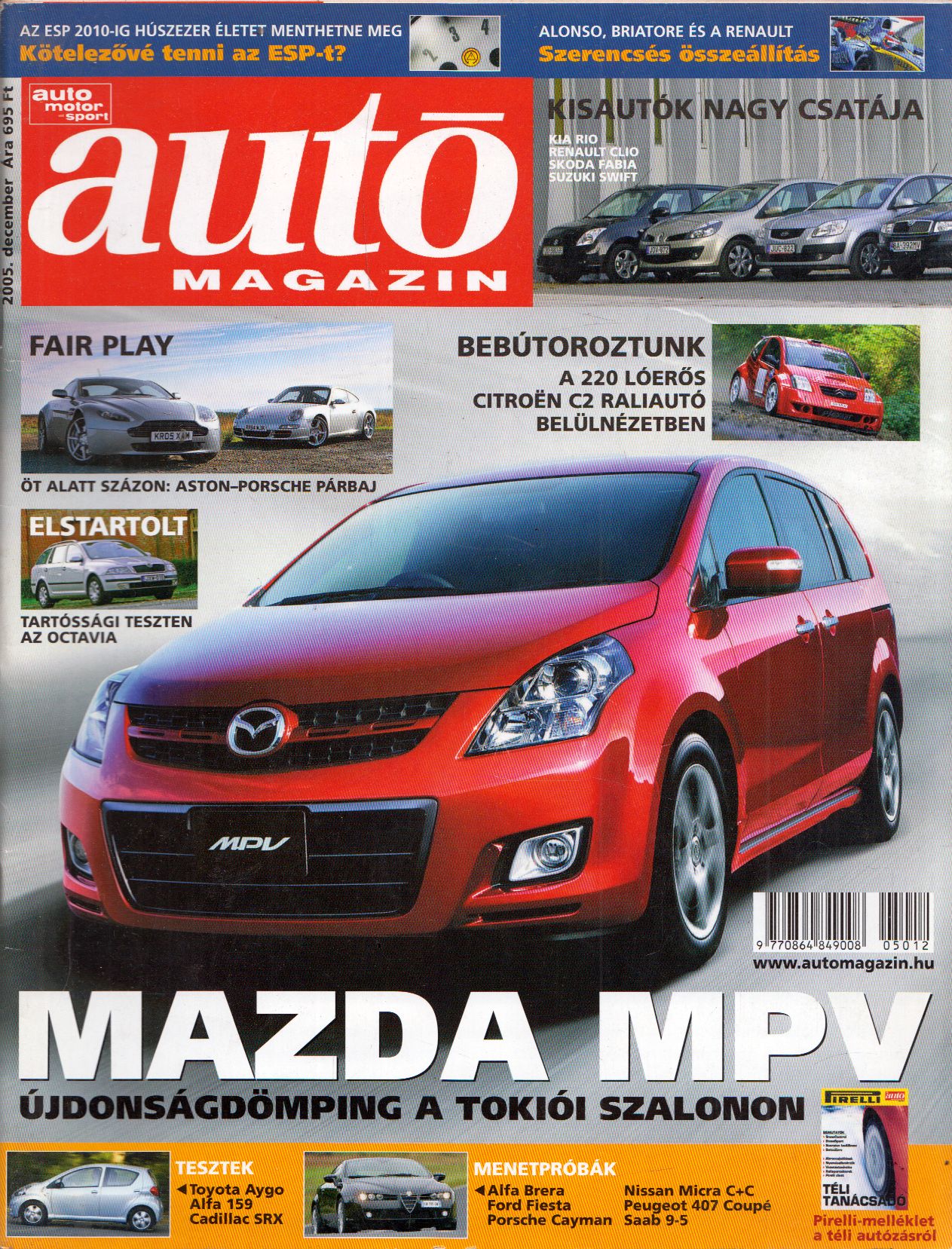 Tóth Zoltán - Autó Magazin 2005. december Tóth Zoltán - Autó Magazin 2005. december, Budapest 2005 antikvár könyv