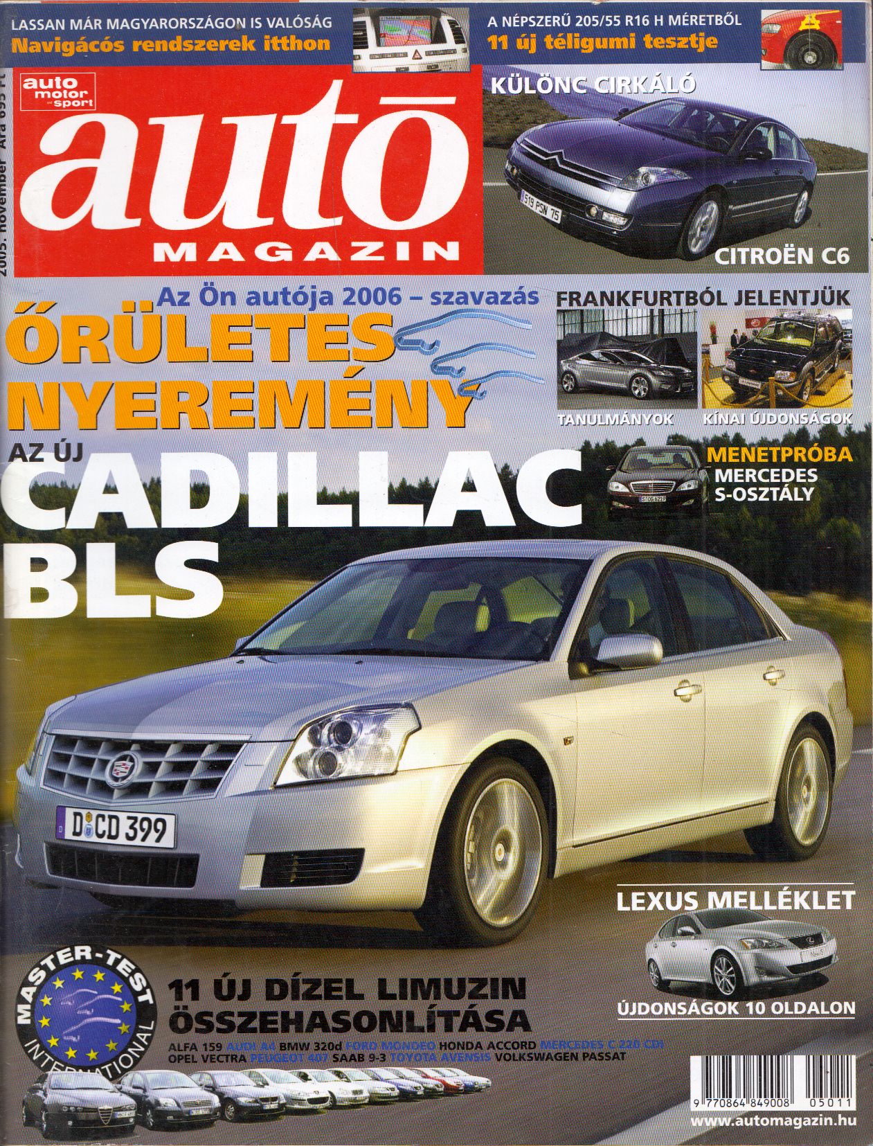 Tóth Zoltán - Autó Magazin 2005. november Tóth Zoltán - Autó Magazin 2005. november, Budapest 2005 antikvár könyv