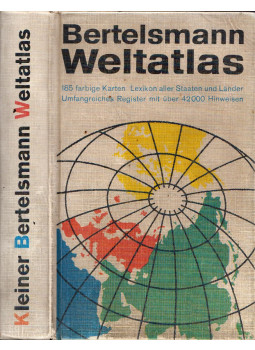 - Kleiner Bertelsmann Weltatlas - Kleiner Bertelsmann Weltatlas, Gütersloh 1966 antikvár könyv