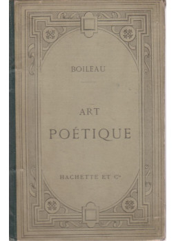 Nicolas Boileau - Art Poétique Nicolas Boileau - Art Poétique, Párizs 1888 antikvár könyv