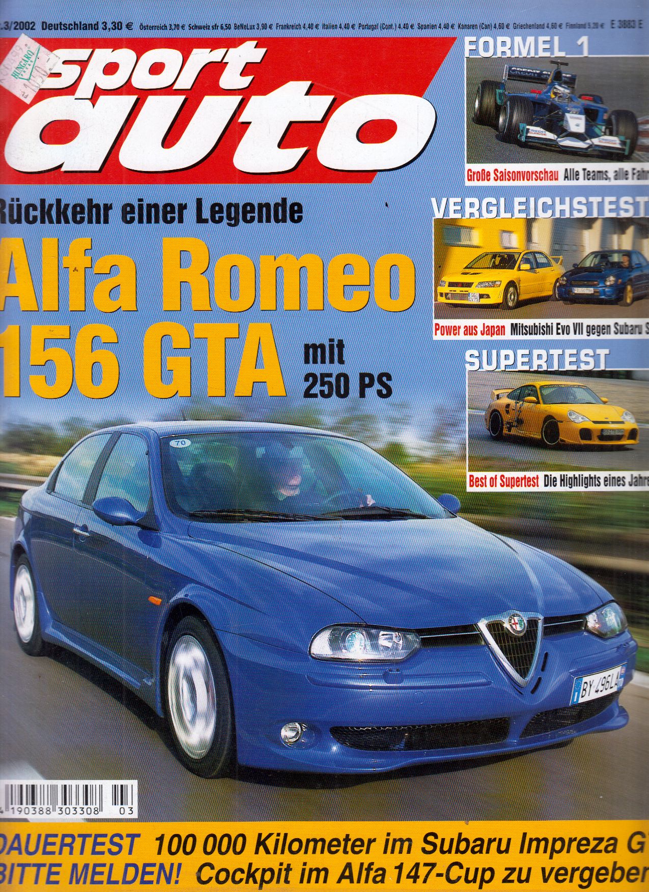 Horst von Saurma-Jeltsch - Sport Auto 2002/3 Horst von Saurma-Jeltsch - Sport Auto 2002/3, Stuttgart 2002 antikvár könyv