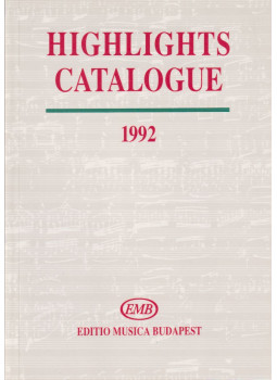 - Highlights Catalogue 1992 - Highlights Catalogue 1992, Budapest 1992 antikvár könyv