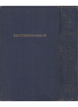 Dr. Hertz J. H. - Mózes öt könyve és a haftárák V. kötete: Deuteronomium Dr. Hertz J. H. - Mózes öt könyve és a haftárák V. kötete: Deuteronomium, Budapest 1942 antikvár könyv